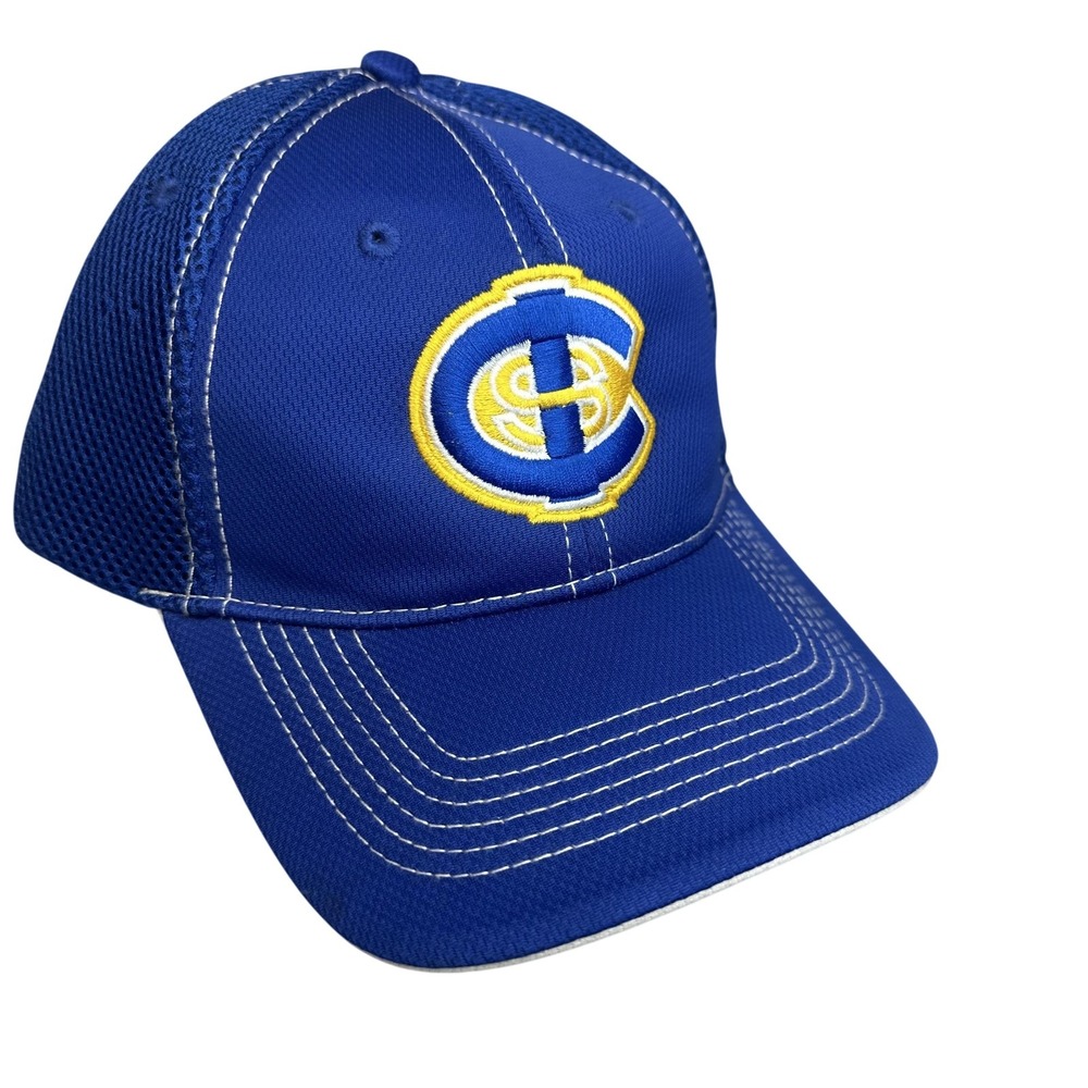Pacific Headwear Hat Cap Strap Back One Size Mens Blue Mesh‎ Trucker Baseball